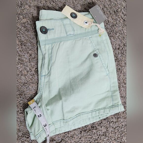 NWT Anthropologie Hei Hei shorts size 4 green - Picture 7 of 8